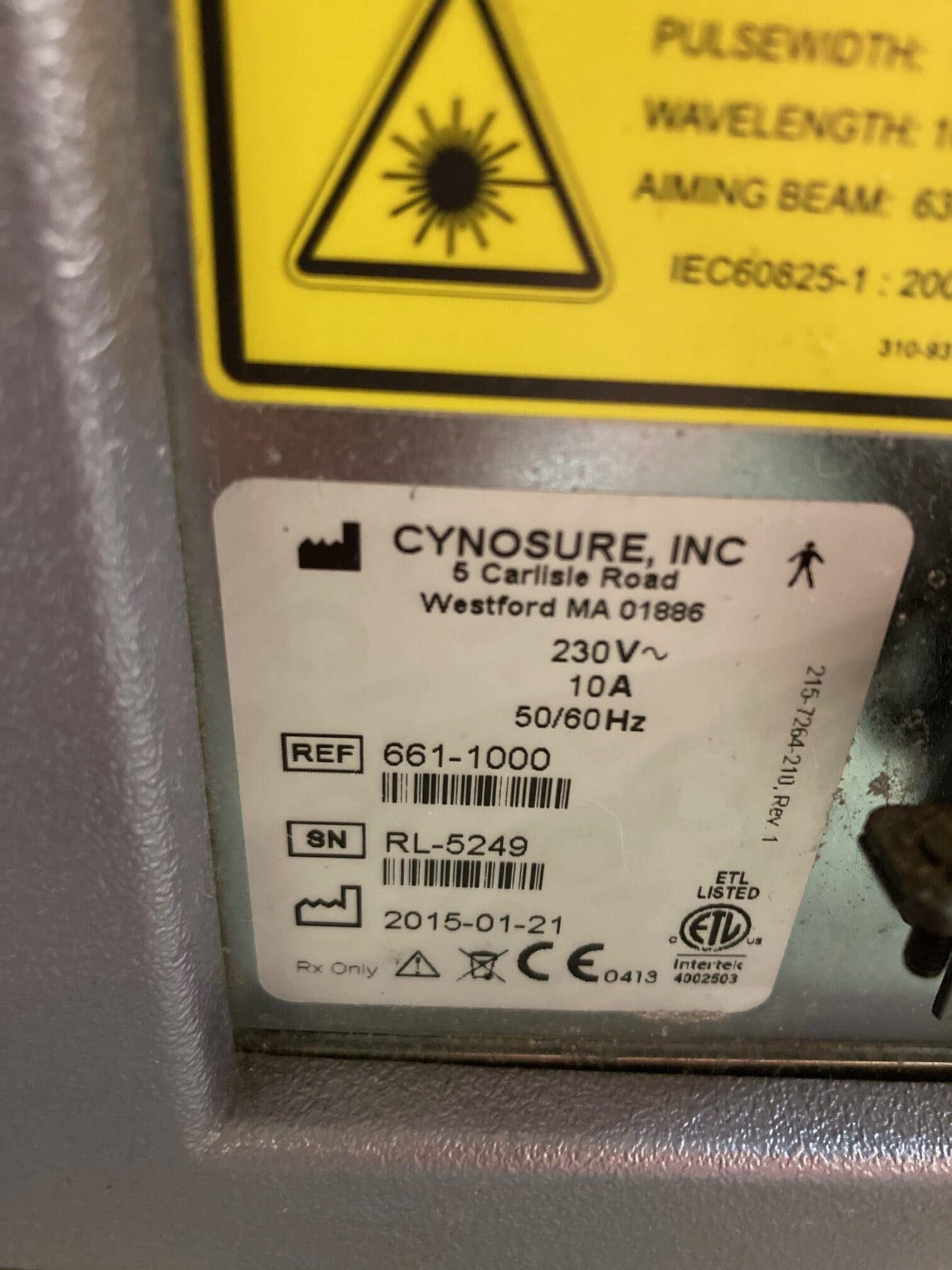 2015 Cynosure Revlite - image 7