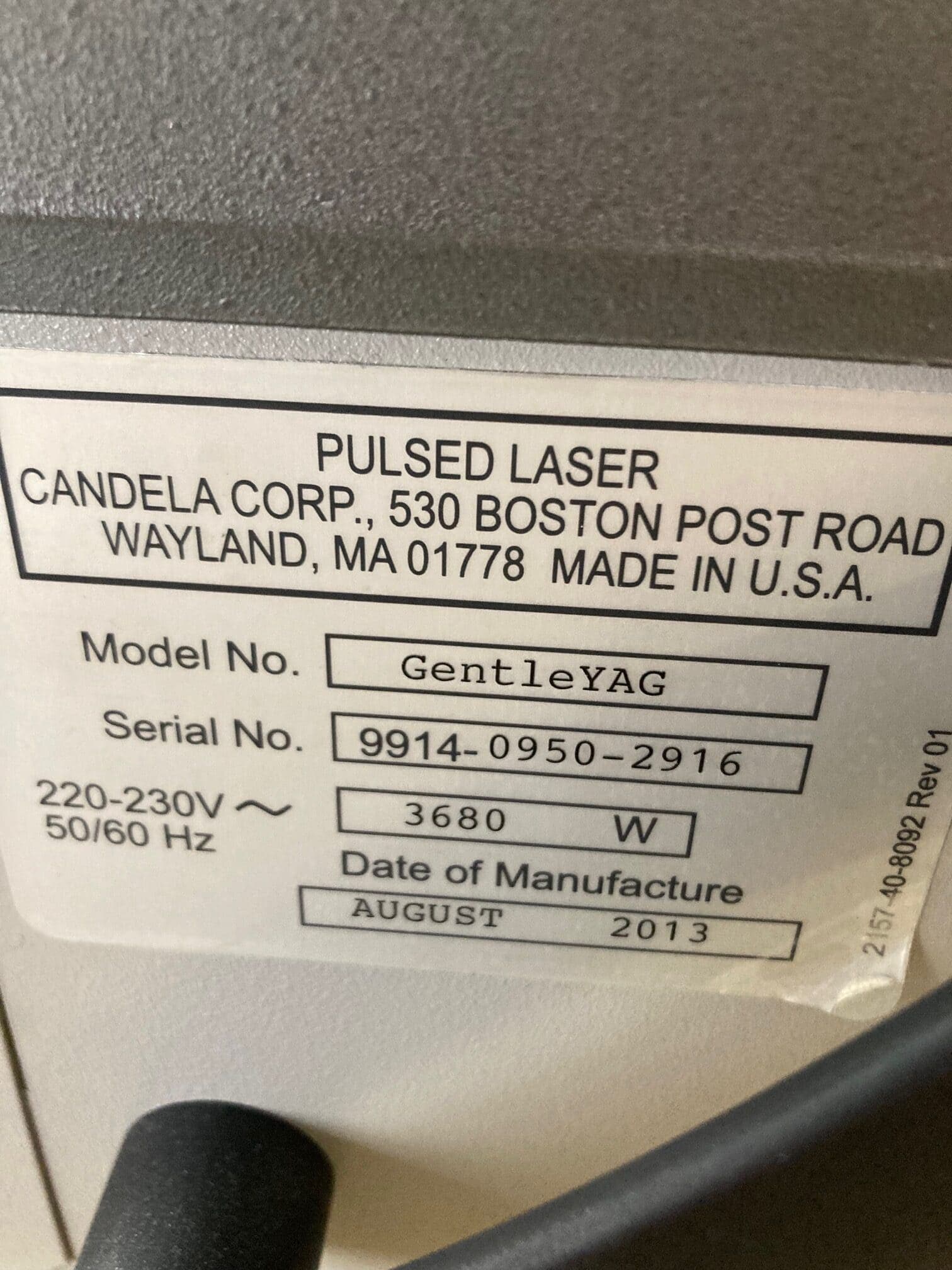 2013 Candela Mini GentleYag - image 9