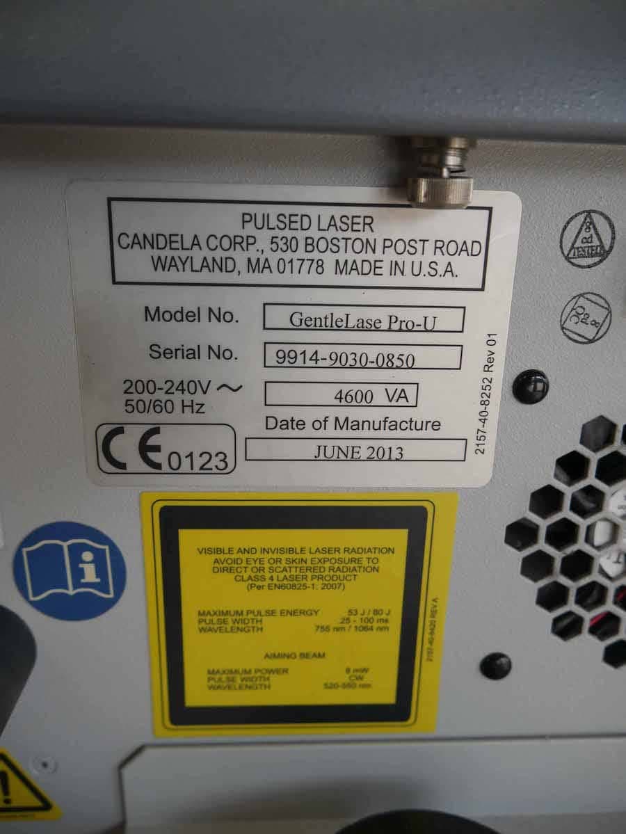 2013 Candela Gentlelase Pro-U - image 8