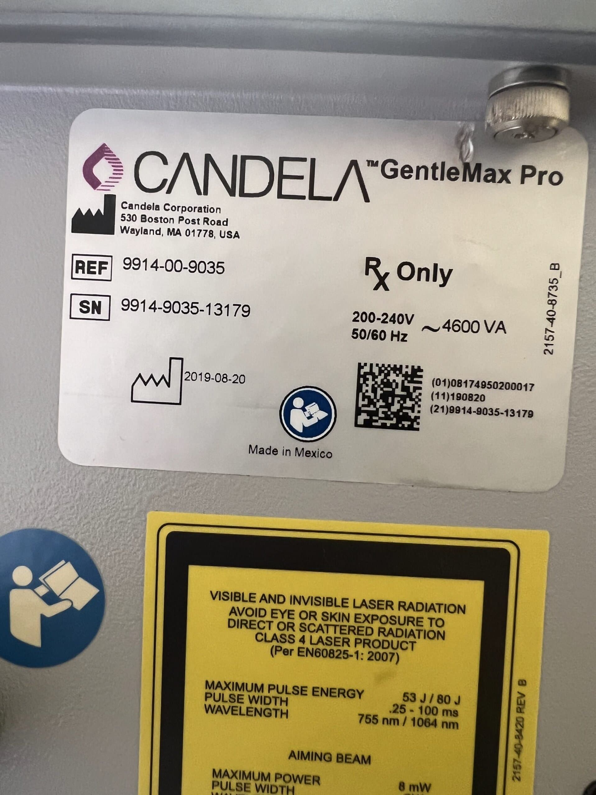 2019 Candela GentleMax Pro - image 8
