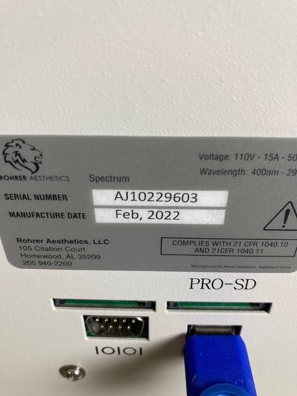 Used Rohrer Spectrum Laser for Sale | The Laser Agent - image 15