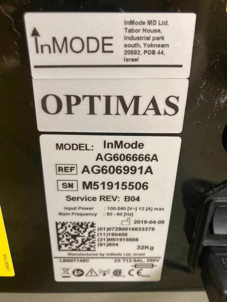 2019 Inmode Optimas - image 12