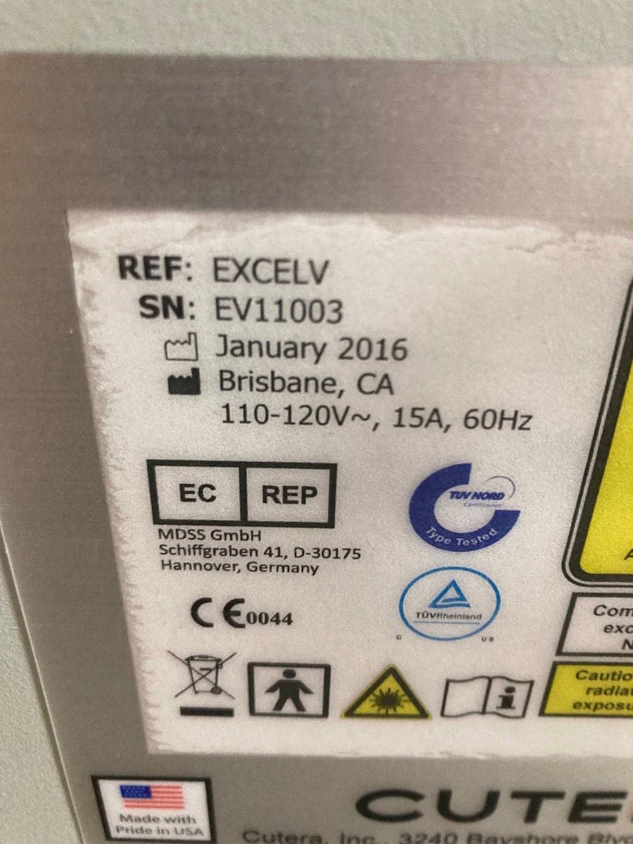 2016 Cutera Excel V - image 8