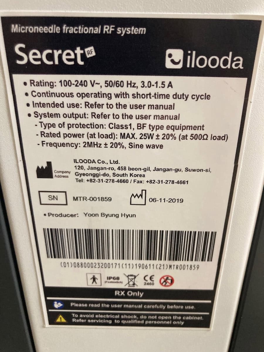 2019 Cutera Secret RF - image 9