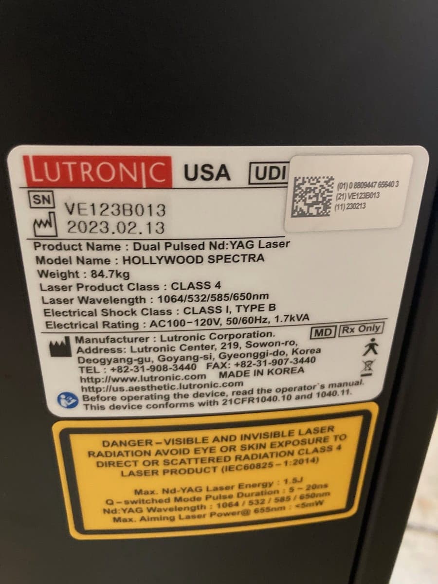 2023 Lutronic Hollywood Spectra - image 9