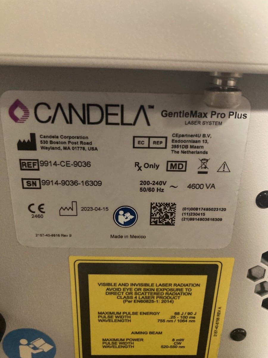 2023 Candela GentleMax Pro Plus - image 7