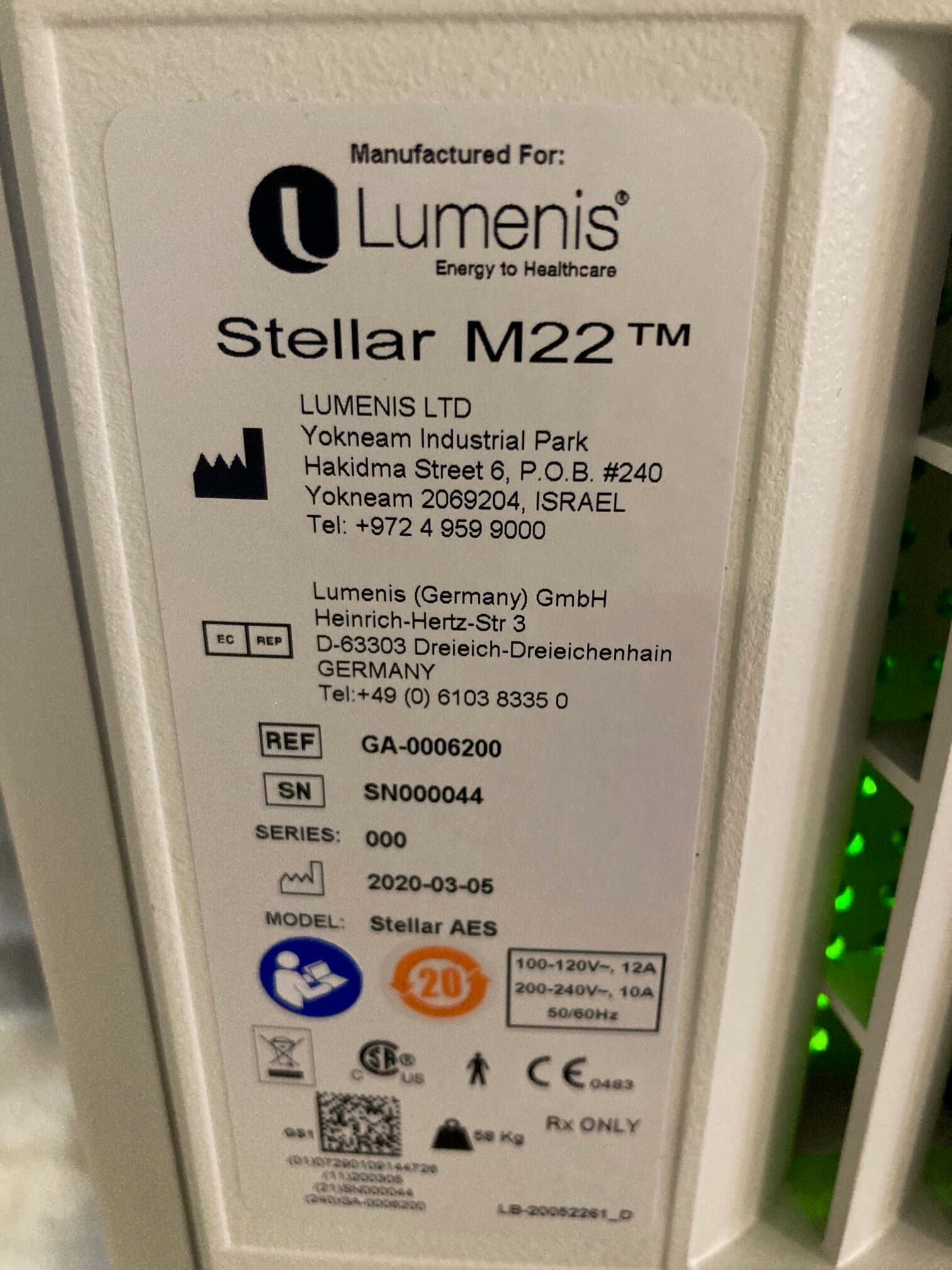 2020 Lumenis Stellar M22 - image 8